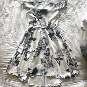 off shoulder hi-lo dress from Showpo